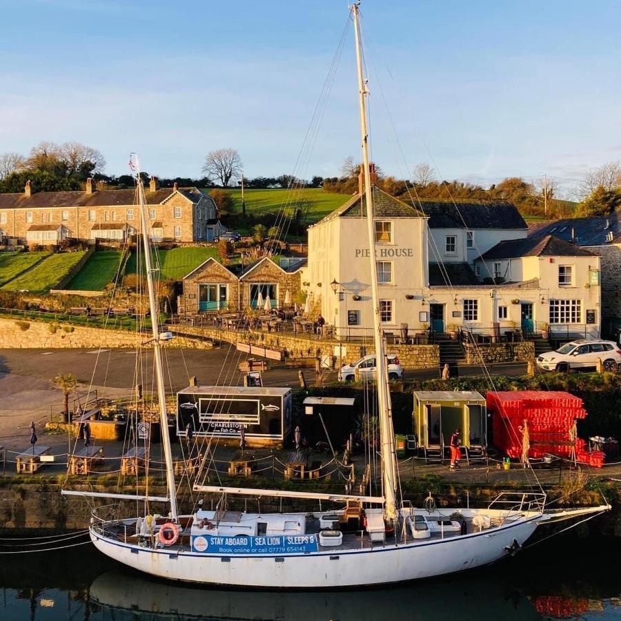 מלון Stunning Yacht Sea Lion In Charlestown Harbour, Cornwall מראה חיצוני תמונה